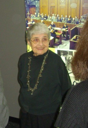 Foto der Holocaustüberlebenden Hedy Epstein